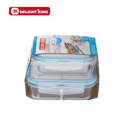 Recipiente de vidrio para preparación de comidas personalizado